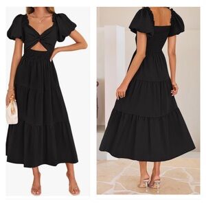Elegant Black Maxi Dress
